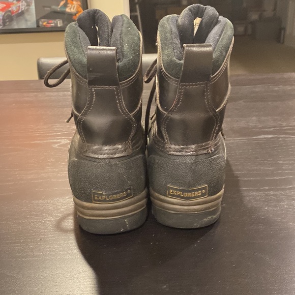 Explorers Brown Leather Upper Thinsulate Work Outdoor Boots; size 13 - Picture 3 of 9